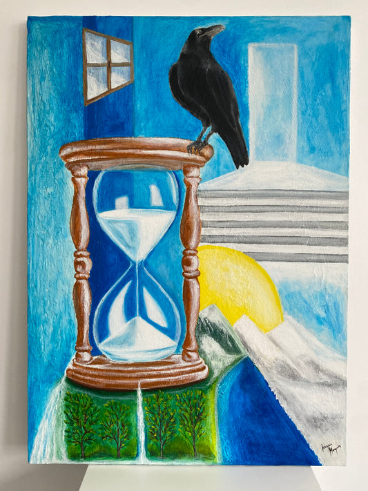 Sablier et le Corbeau